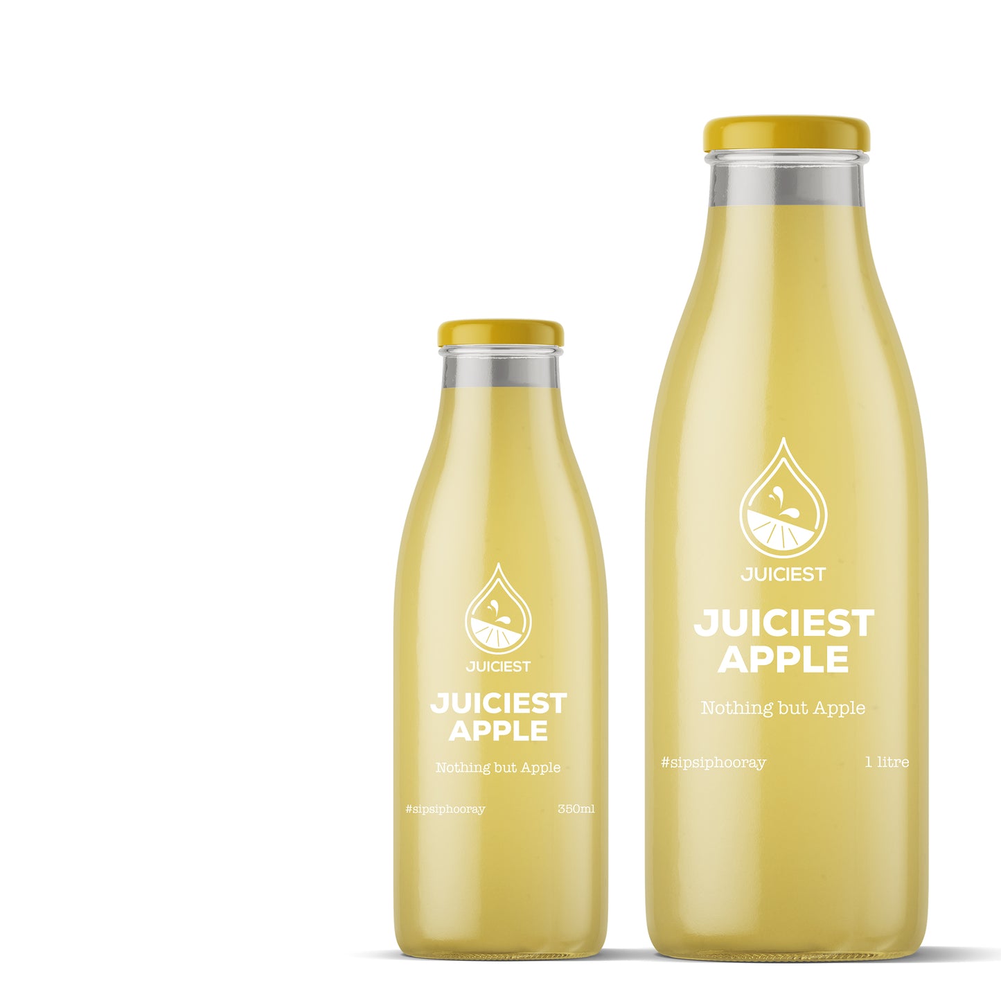 Juiciest Apple 350ml and 1L bottles
