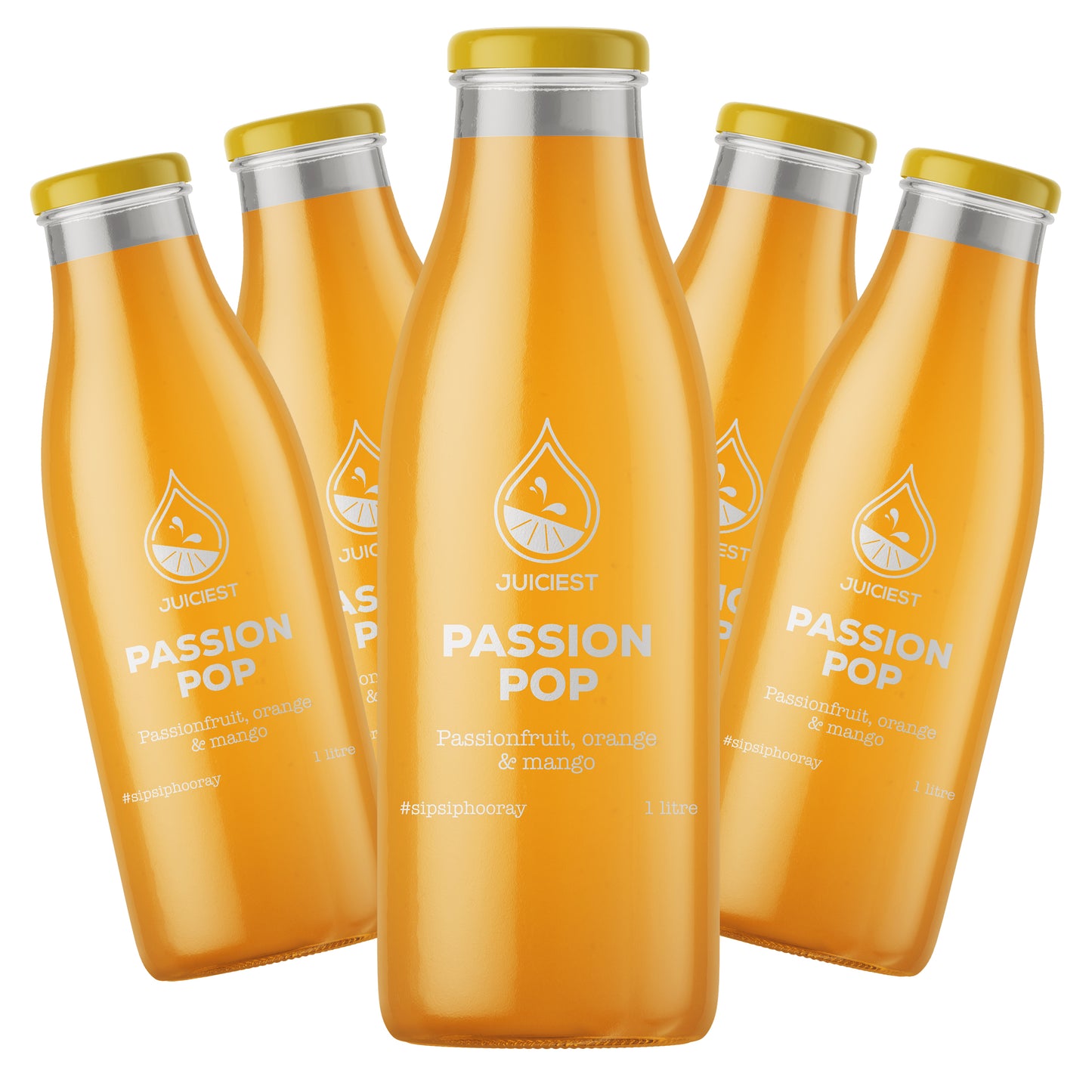 Juiciest Passion Pop 5x 1L bottles