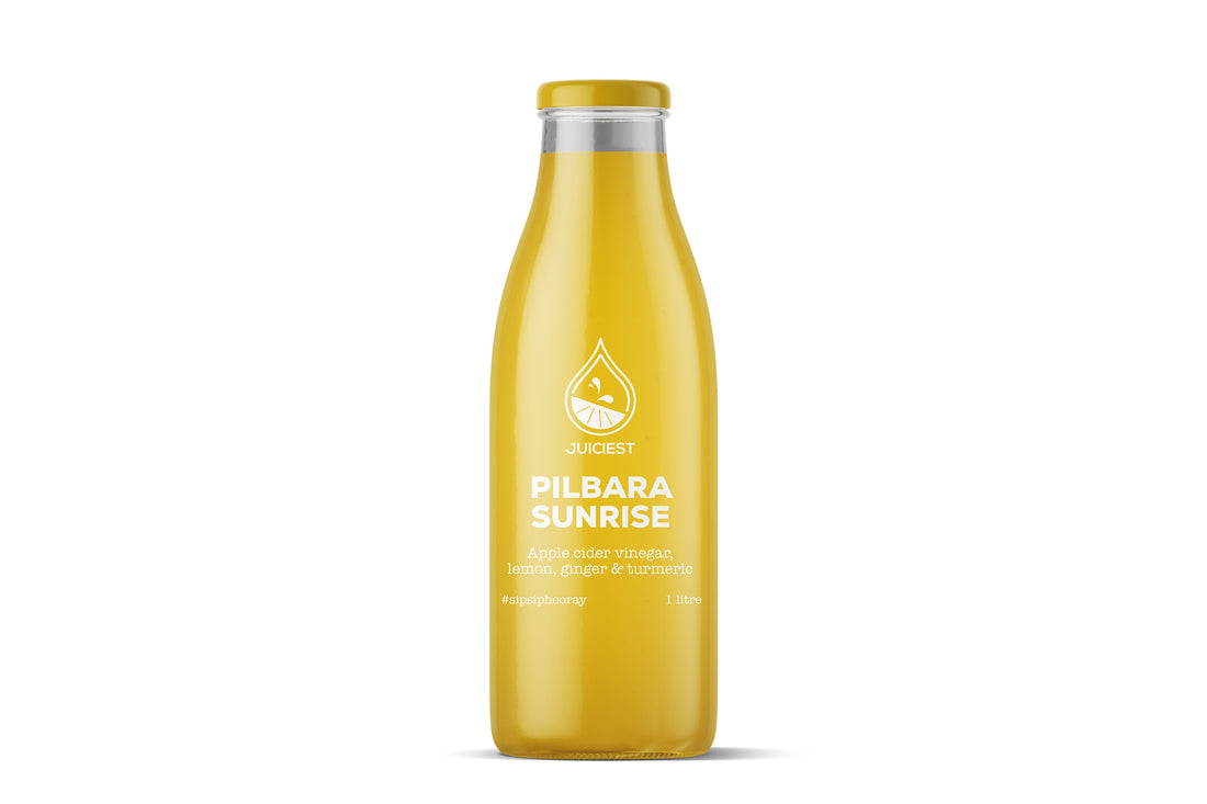 Juiciest Pilbara Sunrise Cold Pressed Juice Bottle