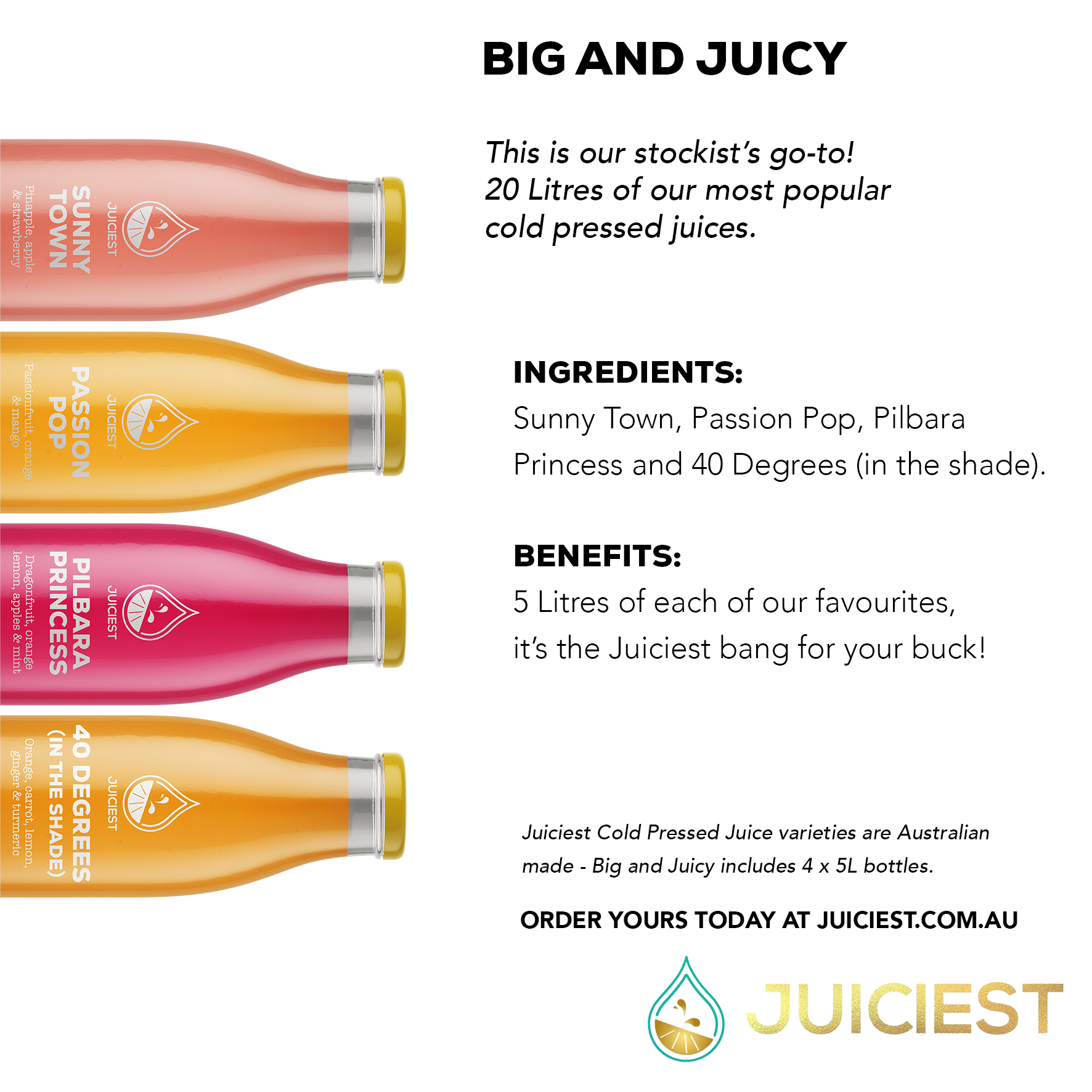 Juiciest Big and Juicy Combo Infographic